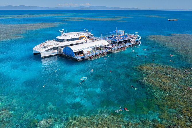 Full Day Tour to Sunlover Cruises Moore Reef and Fitzroy Island - Glass-bottom boat and semi-submersible: pick your comfort level