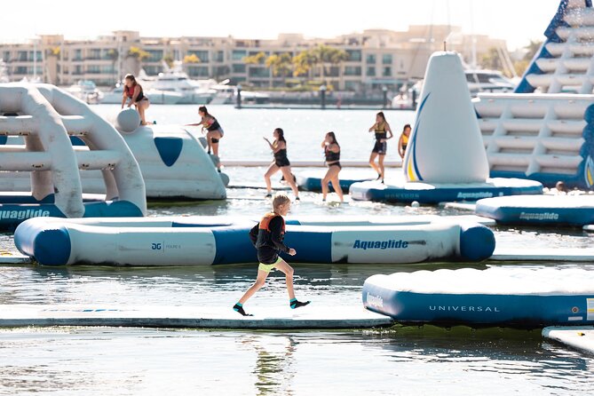 GC Aqua Park 100 Minute Inflatable Water Park Activity, Southport - Southport Splash Basics: what the 100 minutes really feels like
