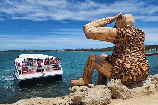 Giant and Dolphin Sightseeing Cruise in Mandurah - Thomas Dambo’s Giants: The Boat-Only Angle