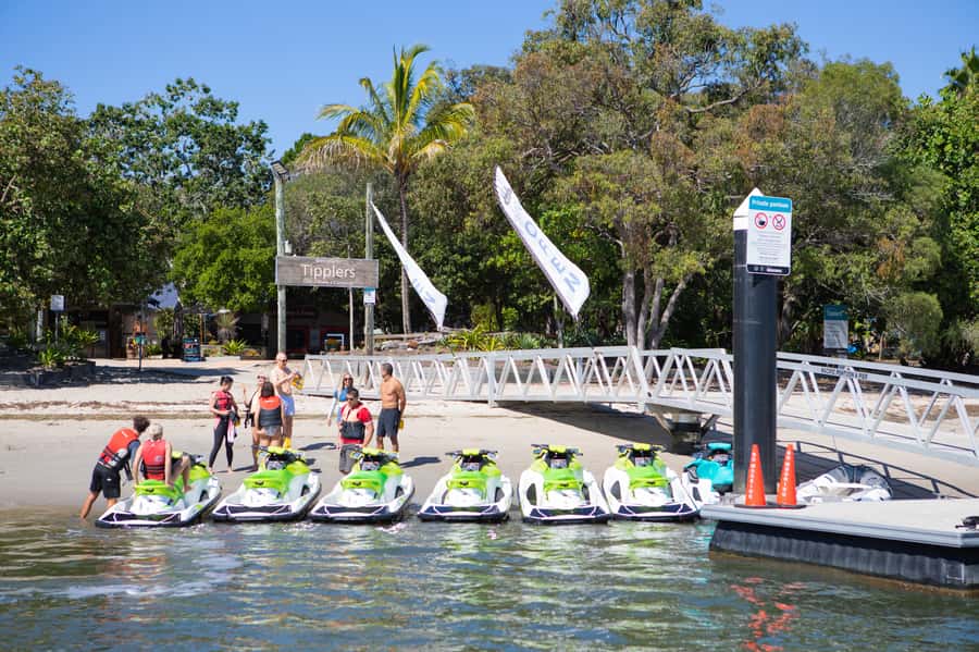Gold Coast: 1.5-Hour Jet Ski Safari to Stradbroke Island - Price and value: $211 per group up to 2