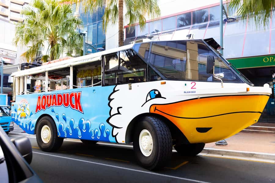 Gold Coast: 1-Hour Land and Water Duck Tour - Broadwater cruise: scenery, river views, and marine-life spotting