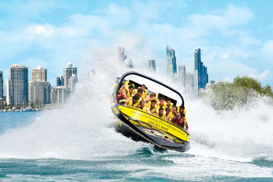 Gold Coast: Extreme Jet Boat Blast Ride - The 40-minute blast: spins, slides, and the Wave break Island stretch