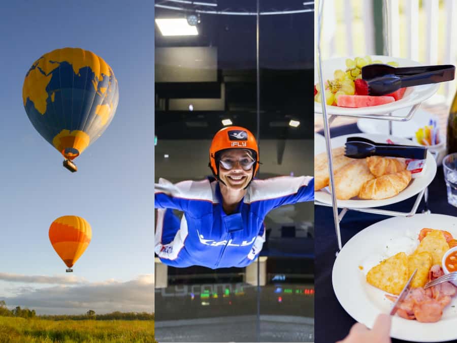 Gold Coast: Hot Air Balloon, Winery Breakfast & iFly - iFLY Indoor Skydiving: the weather-proof thrill in Surfers Paradise