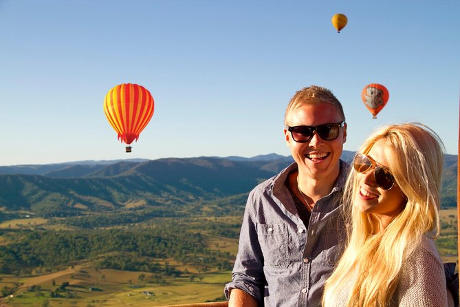 Gold Coast Hot Air Balloon + Winery Breakfast + Return Transfers - O’Reilly’s Canungra Valley Vineyards: breakfast with bubbles