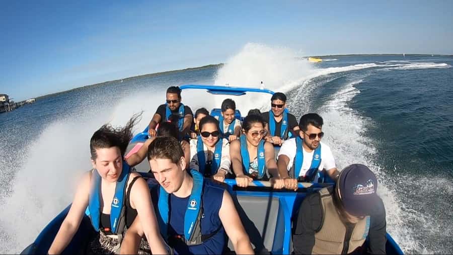 Gold Coast: Jet Boat Thrill Ride - The Thrill Run Itself: Spins, Slides, Fishtailing, and Water Spray