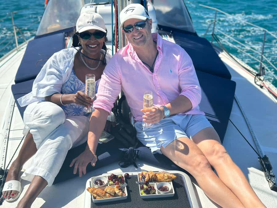 Gold Coast Private Sunset Sailing Charter w/ dinner & drinks - Wildlife chances: dolphins, jumping rays, and Osprey sightings