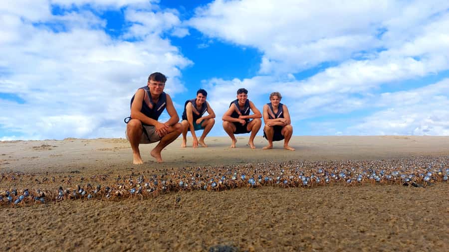 Gold Coast: Wave Break Island Kayaking & Snorkeling tour - Beachside snack and the photo moment that ends the day well