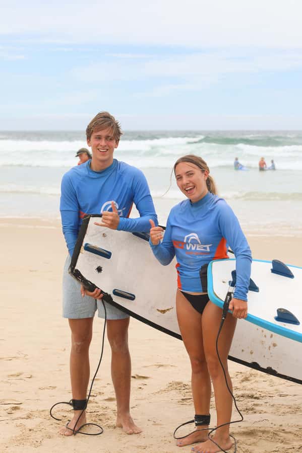 Gold Coast's Favourite Learn to Surf Lesson (Ages 13+) - Gold Coast surfing at The Spit, not the chaos