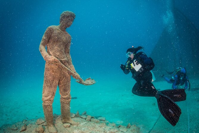 Great Barrier Reef and MOUA Cruise from Townsville or Magnetic Island - MOUA at the John Brewer Reef: art meets marine life