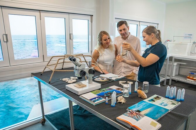 Great Barrier Reef Indulgence Package from Cairns - Glass-Bottom Boat + VIP Boarding: Reef Viewing Without Getting Wet
