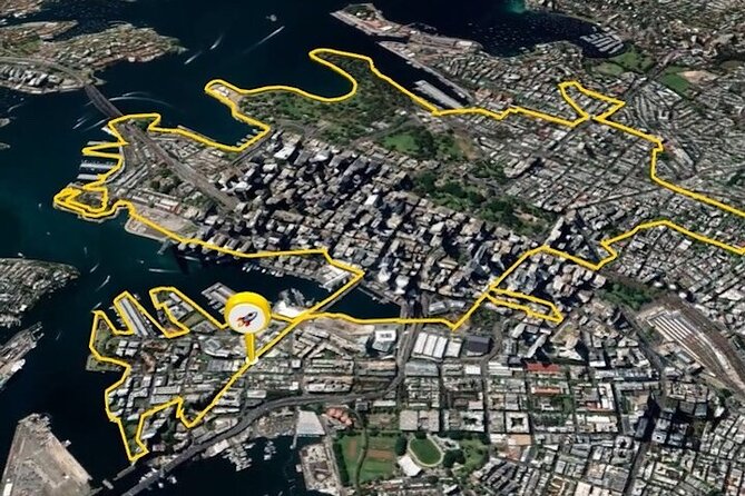 Guided Electric Bike Tour of Sydney with Bluetooth helmets - Pyrmont Bridge and Darling Harbour: A Swing Bridge Story