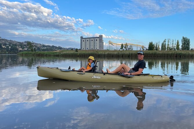Guided Kayak Tour on Launceston's scenic waterfront on foot powered Hobie kayaks - Back Up the North Esk: Historic Buildings and a Smooth Return