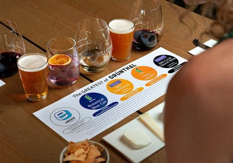 Hahndorf: Grunthal Gin, Beer, Wine, and Cheese Tasting - Five-Piece Pairing Logic: How the Udder Delights Cheese Tile Changes the Tasting