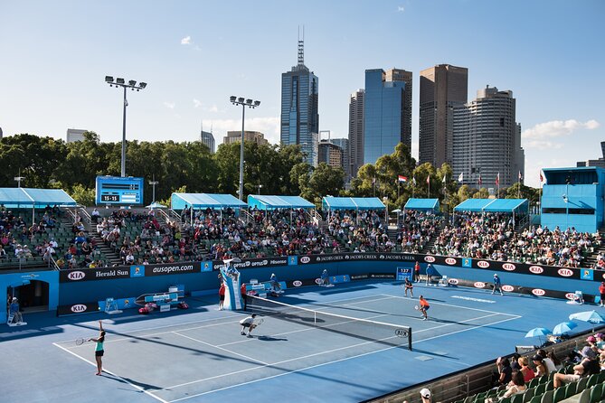 Happy Slam Australian Open Melbourne Sports Experience - Stop 5 at Federation Square: the city-square link to the AO