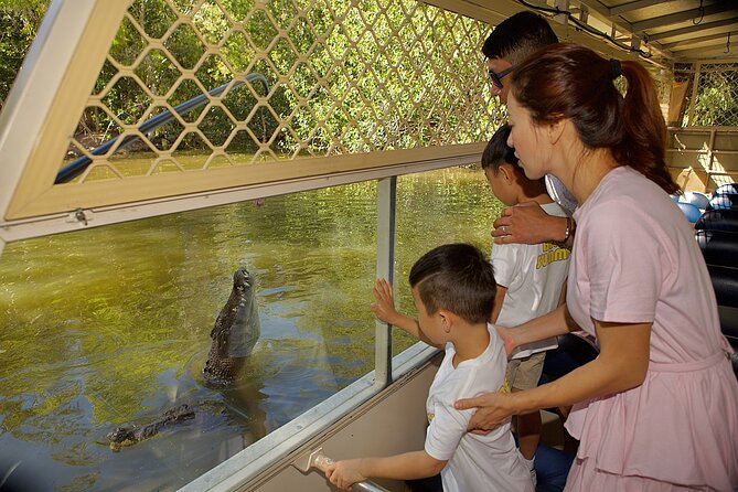 Hartley Crocodile Park with Kuranda, Skyrail Cableway and Train - Hartley’s Crocodile Adventures: boat cruise plus show times that actually land