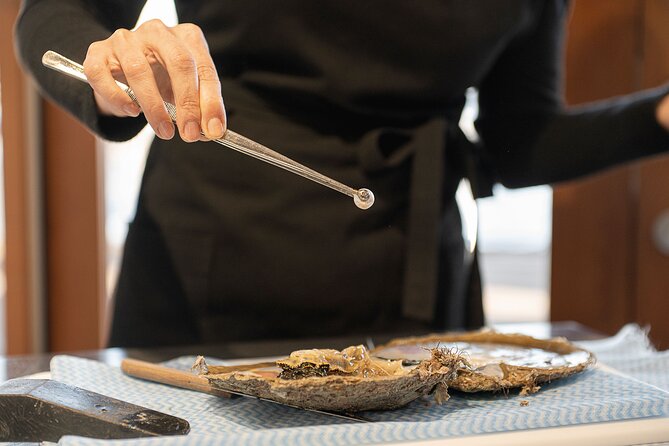 Harvest Your Own Pearl Private Experience - Perth - Margaret River sparkling wine and pearl meat canapés
