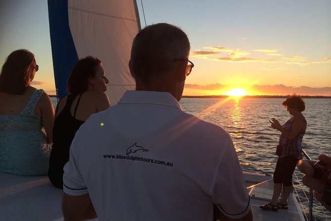 Hervey Bay Champagne Sunset Sail - The Timing: 5:15 pm in Summer, 4:30 pm in Winter