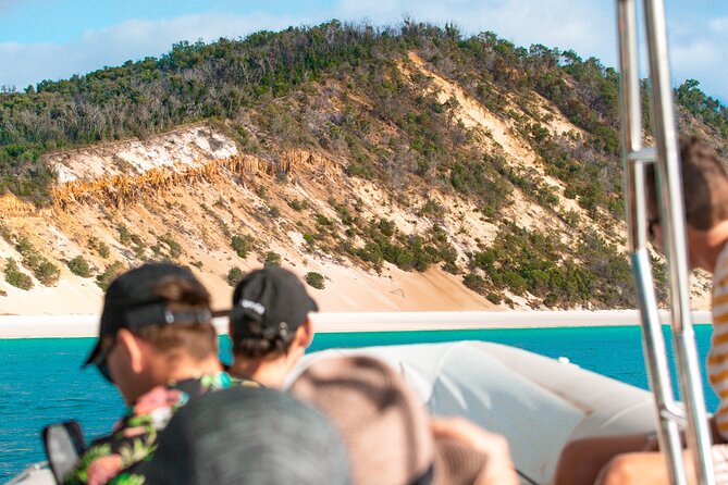 Hervey Bay: Half Day Whale watching & Island Stop Tour - Western K’gari (Fraser Island) cruise: photo time with real coastline context