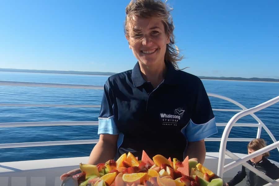 Hervey Bay: Pre-season Whale and Dolphin Watching Cruise - Whale song through the hydrophone: the coolest tech moment