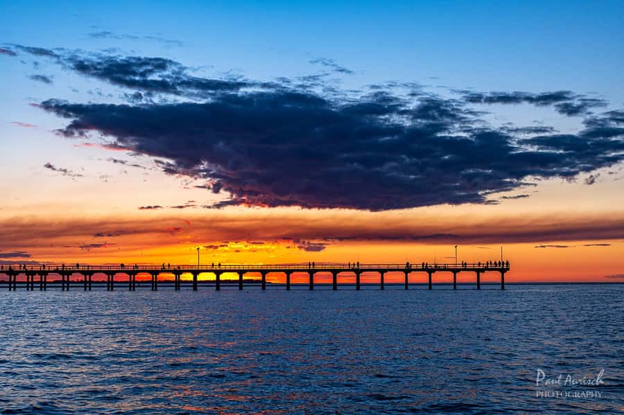 Hervey Bay: Relaxing Sunset Cruise with Champagne and Prawns - Urangan Pier and Golden Skies: The Moment You Came For