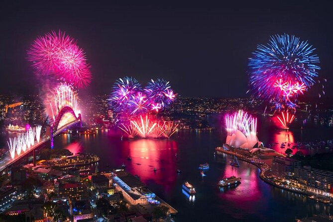 Intimate Sydney Harbour All-Inclusive New Year's Eve Cruise - Route Walkthrough: Opera House, Bridge, and Luna Park at Night