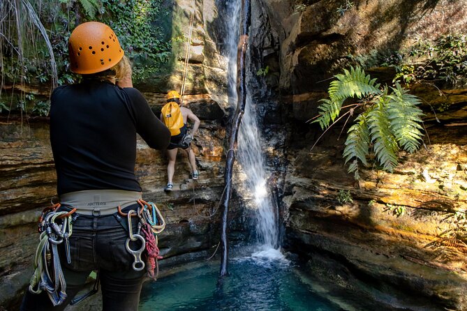Juggler Canyon and Abseiling Adventure Blue Mountains - From a 5-Metre Warm-Up to 30-Metre Overhangs