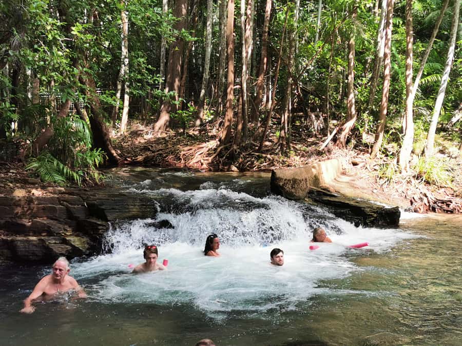 Jumping Croc Cruise, Berry Springs,Fogg Dam & Humpty Doo Pub - What happens after the swim: picnic lunch, showers, and quick reset