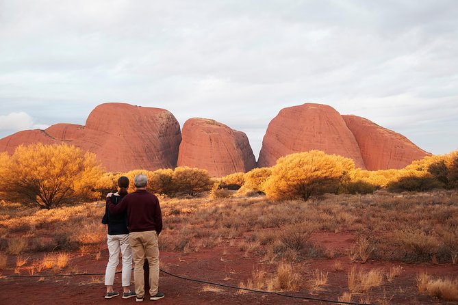 Kata Tjuta Sunset Half Day Trip - Stop 1: Kata Tjuta and the scenic setup before the main event