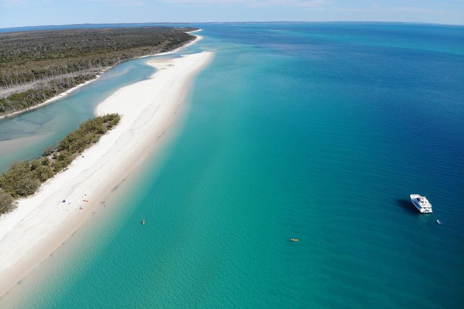 K'gari (Fraser Island) West Coast Half Day Cruise from Hervey Bay - The boat trip out: wildlife spotting and quiet-water scenery