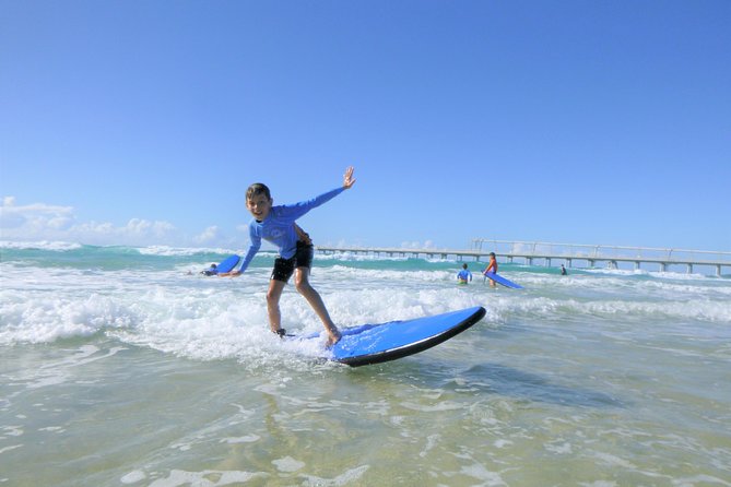 Kids Only Surf Lessons at The Spit, Main Beach (Ages 6- 13) - Safety-first coaching in shallow water (and why that matters)
