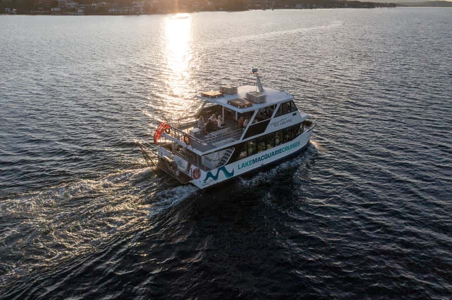 Lake Macquarie: Sunset Dinner Cruise with BBQ - Finding Lady Mac at Booragul Public Wharf