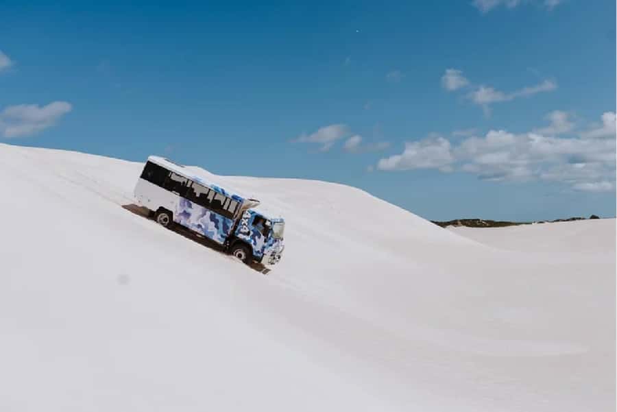 Lancelin 4WD Adventure & Sandboarding Experience - Sandboarding break: your included chance to slide on fresh dunes