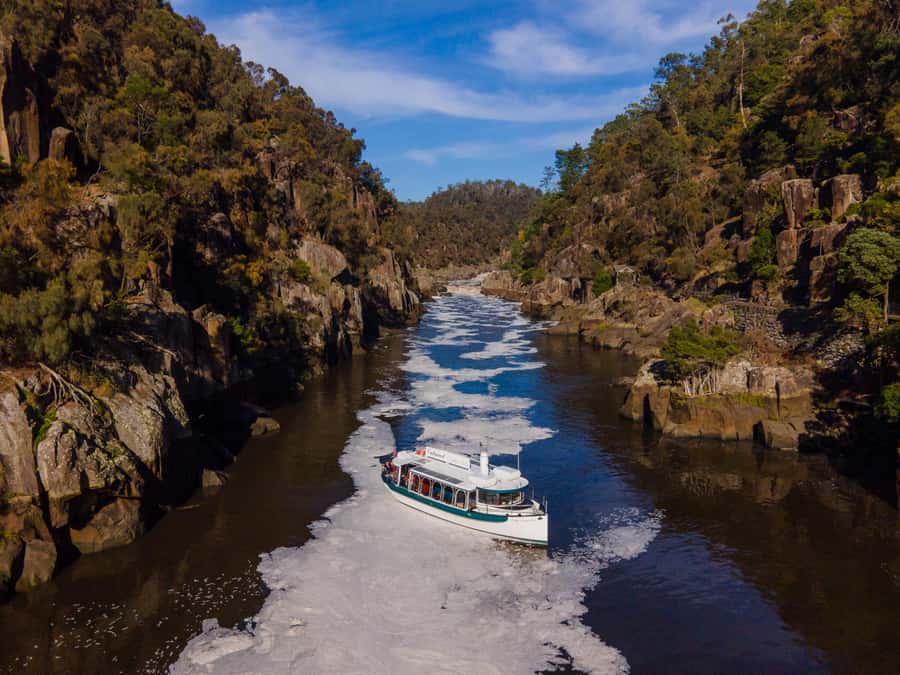 Launceston: Cataract Gorge Adventure Cruise Open Ticket - A 50-minute Cataract Gorge cruise that turns Launceston into a story