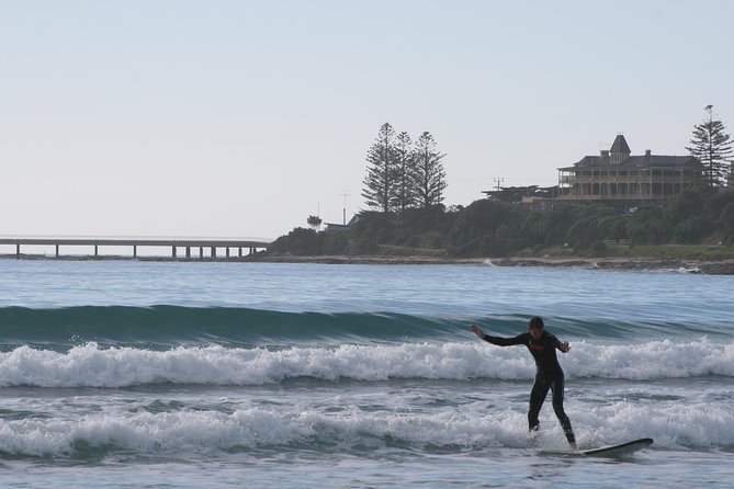 Learn to Surf at Lorne on the Great Ocean Road - The 2-hour lesson flow: safety talk, first waves, then stand-up technique
