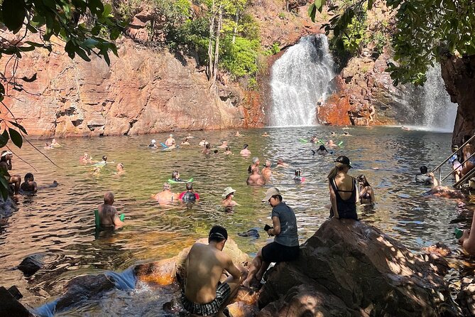 Litchfield & Berry Springs VIP Adventure Day Tours (group of 11) - Tolmer Falls lookout: where lunch actually fits the day