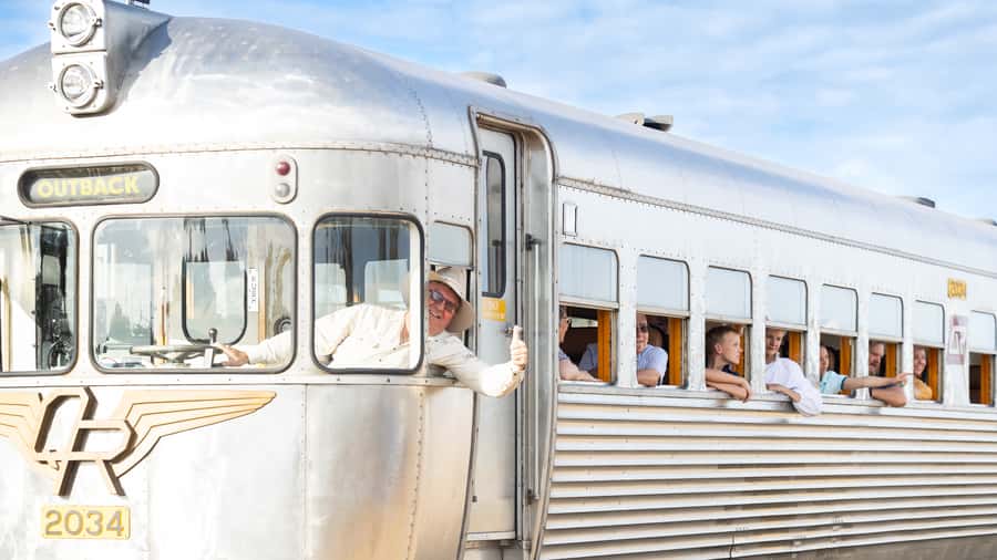 Longreach: Great Darr River Rail Run Outback Rail Adventure - Onboard driver commentary: what you notice changes