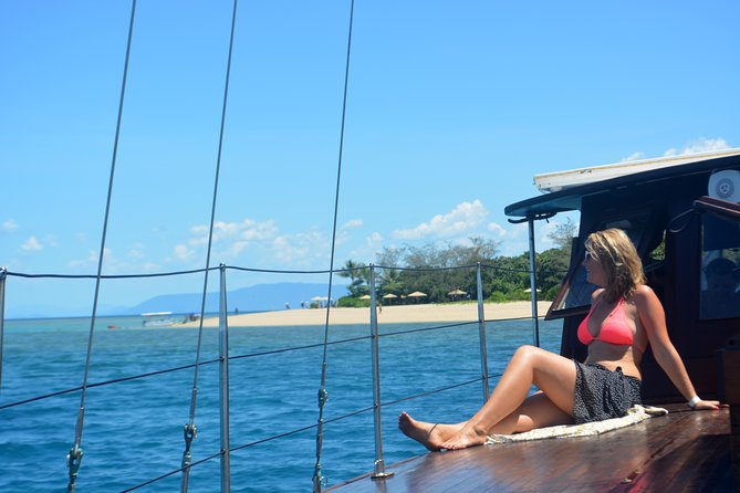 Low Island Snorkelling Private Charter Aboard Authentic Chinese Junk Boat - Getting started at Crystalbrook Superyacht Marina