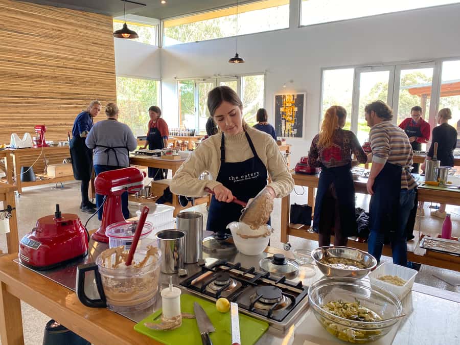 Maggie Beer's Farm Hands-on Cooking School and Lunch - The 2.5-hour hands-on cooking school: how the lesson actually runs