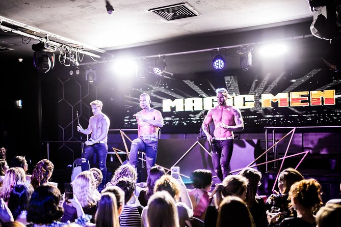 Magic Men Brisbane Cabaret Show - Drinks and snacks: included, which changes how you plan your night