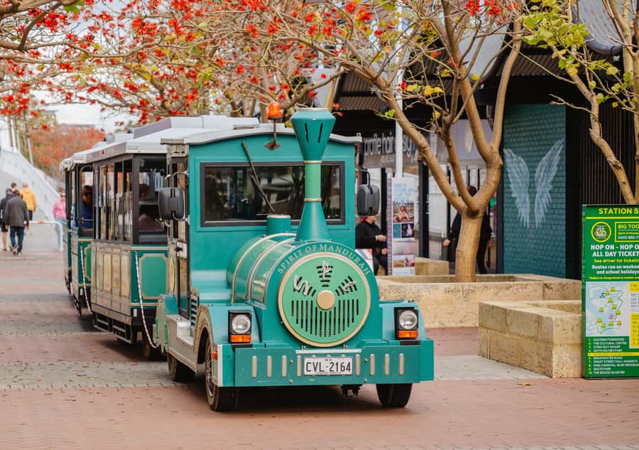 Mandurah: Big Toot 30 mins scenic tour - Where the Big Toot stops: Station 1 on Mandurah Terrace