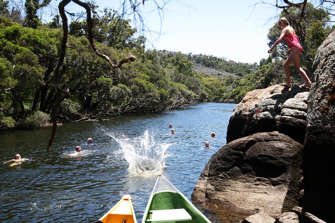 Margaret River Canoe Tour Including Australian Wild Food Lunch - The caves look, photo time, and the downstream return