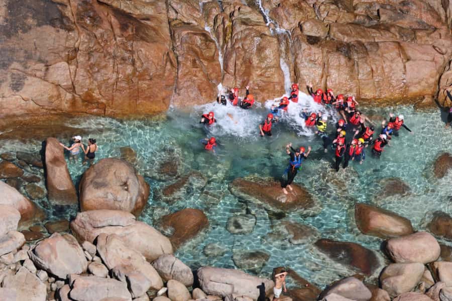 Margaret River: Coasteering Adventure with Guide - How the guide keeps it safe when the ocean is doing its thing