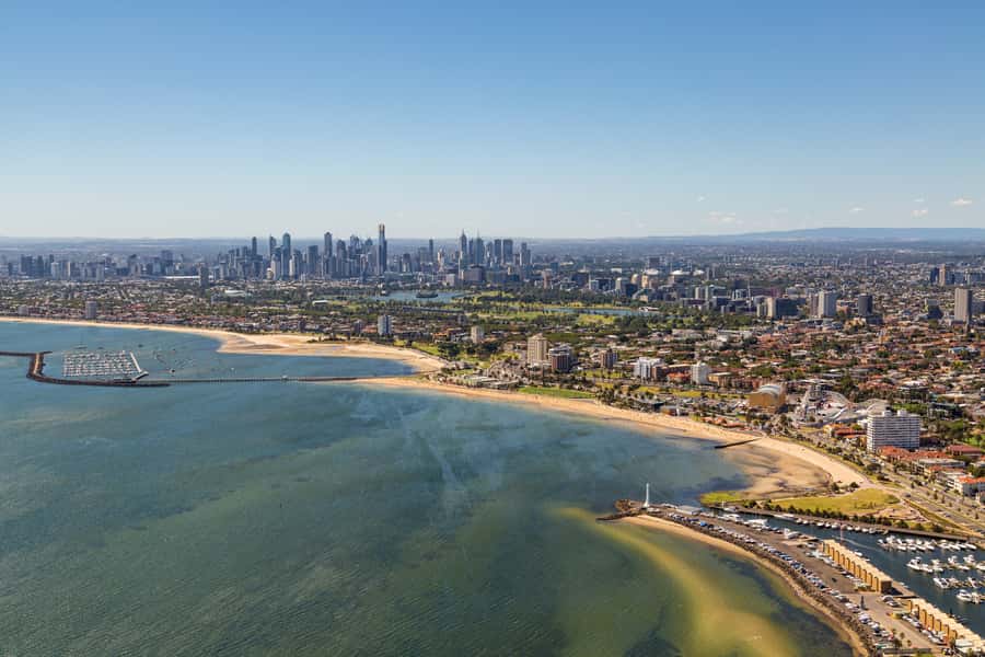 Melbourne: City and Bayside Helicopter Tour - Sandringham Marina and the J7 Submarine Wreck