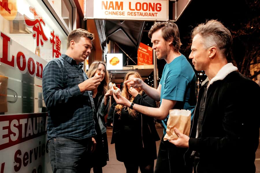 Melbourne: City Laneways Progressive Dinner and Drink - Meeting at Gordon Reserve and How the Walking Route Feels