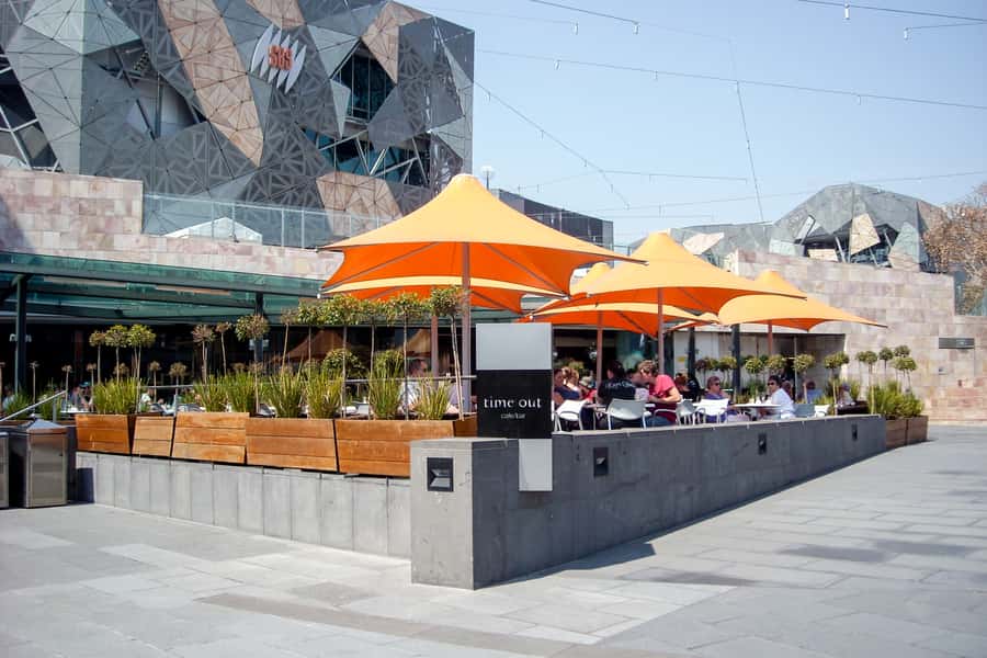 Melbourne: Original Lanes & Arcades Walk (max 8 guests only) - Where it starts: Federation Square and that yellow umbrella