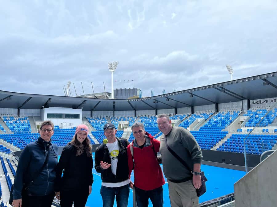 Melbourne Park Tennis Sporting Experience - Australian Open Courts Access: January Play vs December Construction