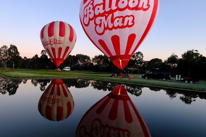 Melbourne Premium Balloon Flight plus 5-Star champagne breakfast - From the wicker basket: what your Melbourne flight looks like