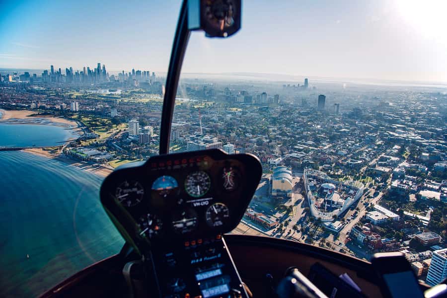 Melbourne: Private City & Beaches Helicopter Ride - Taking Off: Headsets On and the City Clicks Into Place