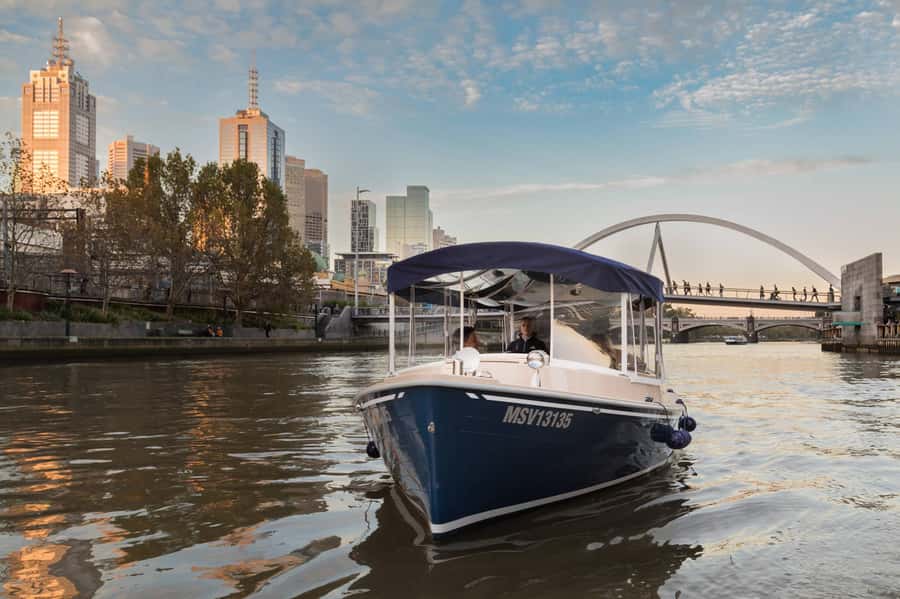 Melbourne: Private Yarra River Cruise w/ Cheese & Wine - First impressions on Melbourne’s Yarra: quiet, clean, and close to the city