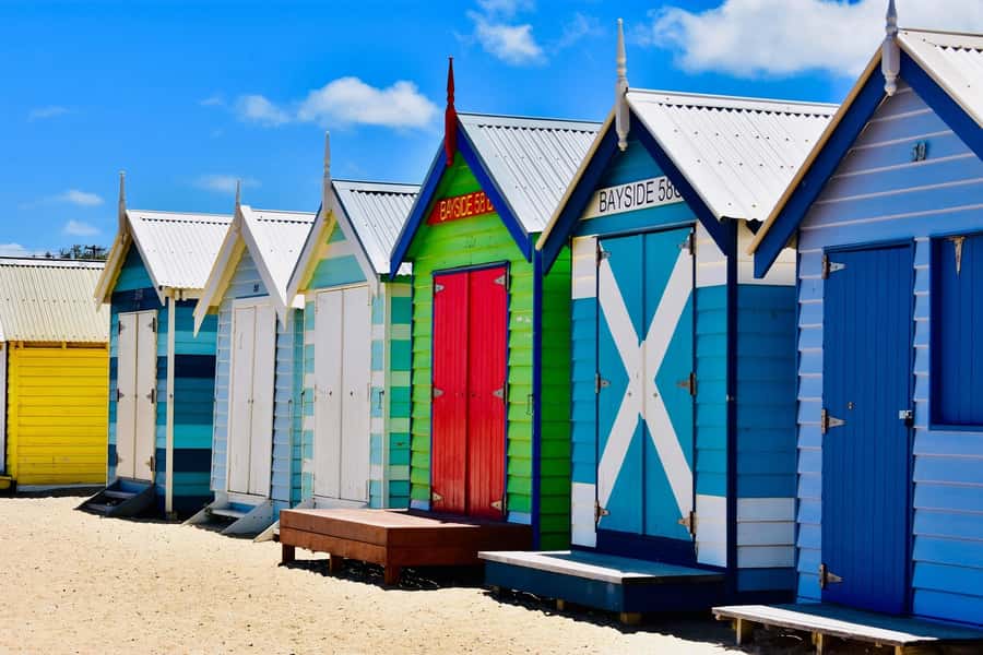 Melbourne: Puffing Billy Train Wildlife Zoo Private Tour - Brighton Bathing Boxes: the quick color stop that adds personality